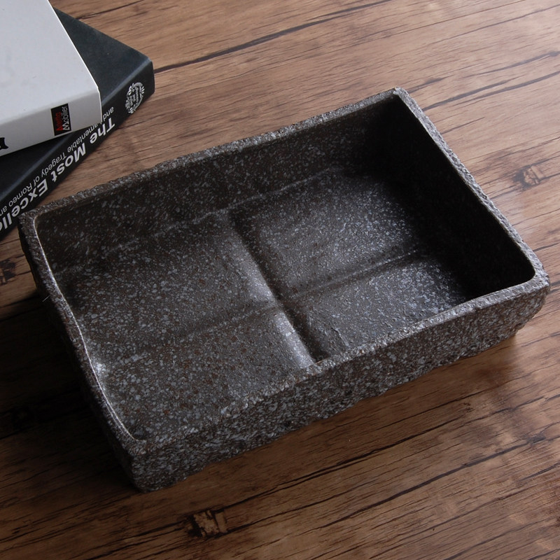 花盆陶瓷大号盆景盆文竹菖蒲铜钱草发财树植物盆栽长方形多肉花盆