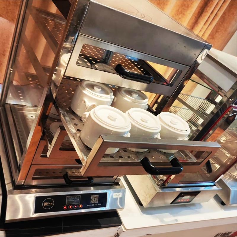 蒸包炉蒸汽炉台式商用御蒸大师酒店自助连锁餐厅明档展示蒸笼蒸柜