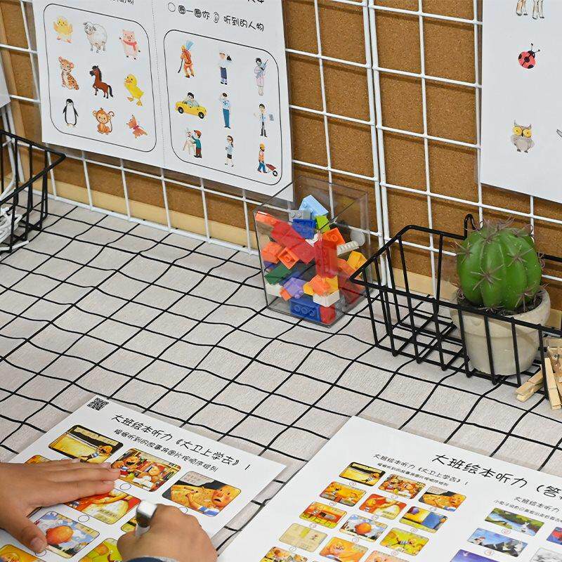 幼儿园大班儿童语言区视听材料阅读自制教玩具区角区域材料投放