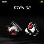 DUNU 动圈HiFi入门高解析可换线4.4平衡双插头 达音科 TITAN