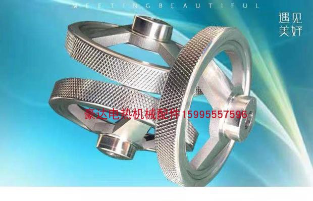 新品4不锈c钢手轮带手柄手轮304手柄手轮滚花边手轮机床手轮摇定