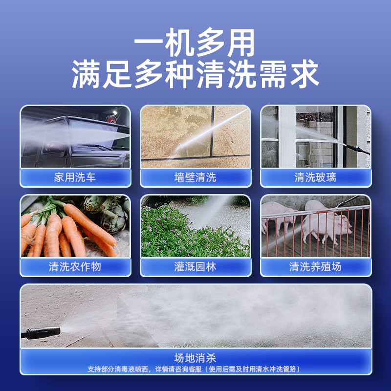 安露高压洗车机家用洗车清洗机神器220v可携式大功率水泵强力水枪