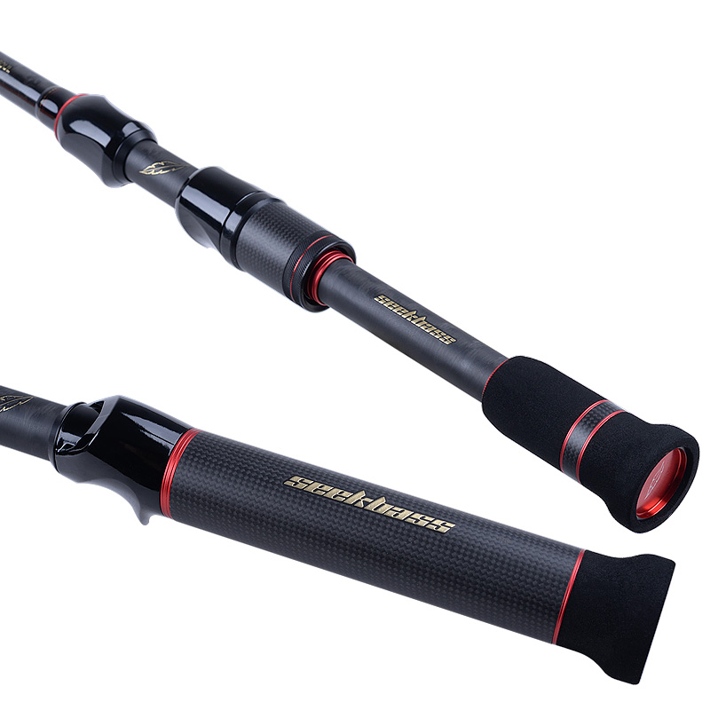 西贝小羽毛大锥度UL快调碳素实心梢溪流杆弹射微物路亚马口竿