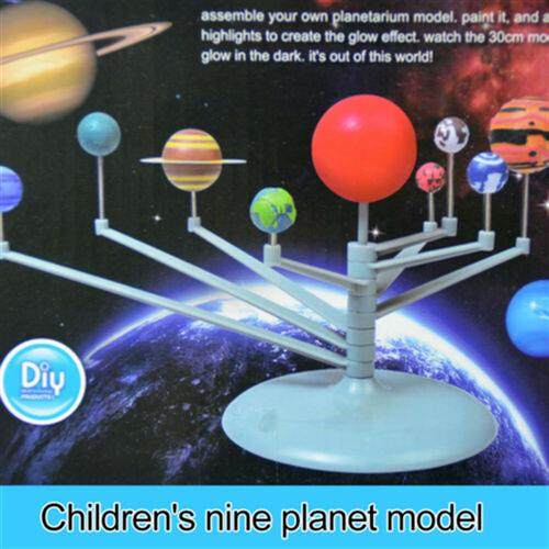 newSolar System Planetary Model Nine Planets DIY Astronomy T