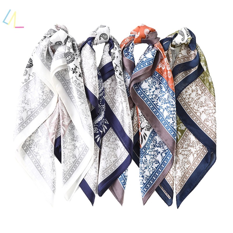 Square Women Headband Fashion Print Scarfs Hair Band Bandana