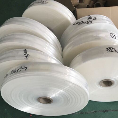 好货12cm双10丝长条筒袋PE透明袋平口直通筒料卷料全新高低压薄膜