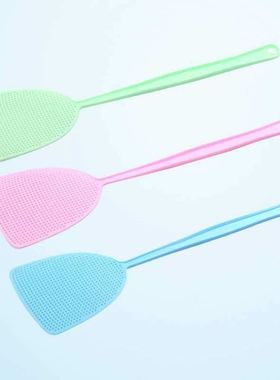 summer plastic flyswatter large household durable long hand