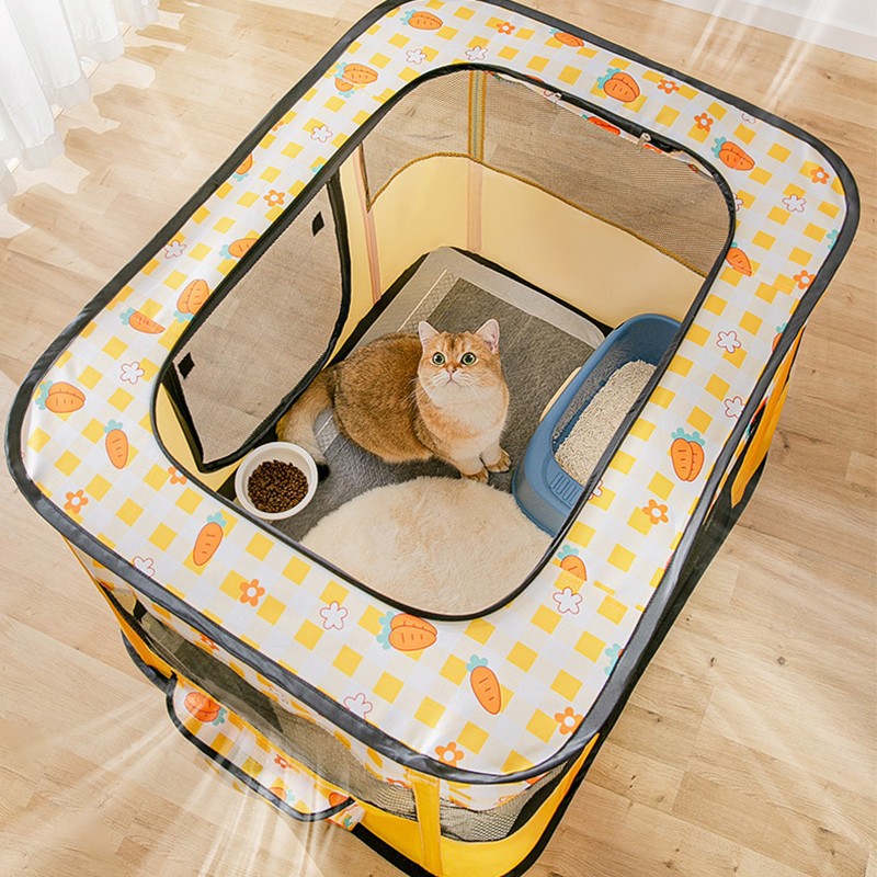 现货折叠小狗狗猫笼子围栏狗猫窝宠物用品帐篷幼犬幼猫用产房