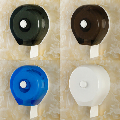 免打孔大卷纸盒家用酒店商场公共厕所盘纸盒壁挂式纸巾架防水纸盒