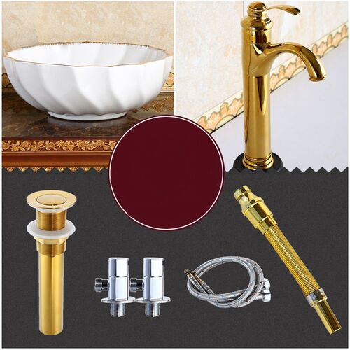 好货Bathroom Above Counter Basin Round Art Basin Modern Simp