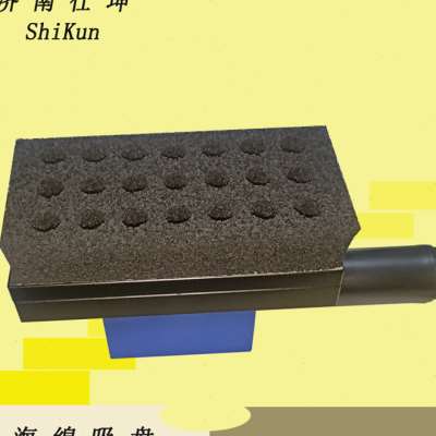 极速60120真空海绵吸盘 自带真空发生器工业吸盘 机械手配件 现货