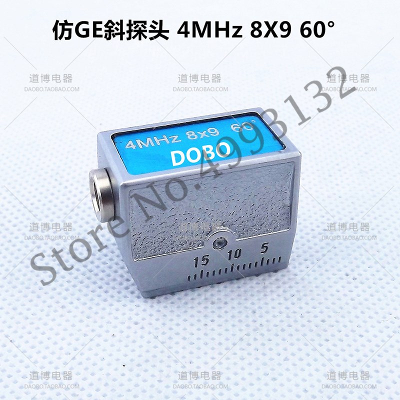 European Standard Ultrasonic Oblique Probe 4MHz 8x9 60 Degre