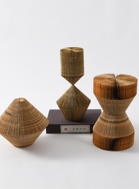 现代新中式手工折纸摆件家居电视柜玄关摆设样板房酒店艺术装饰品