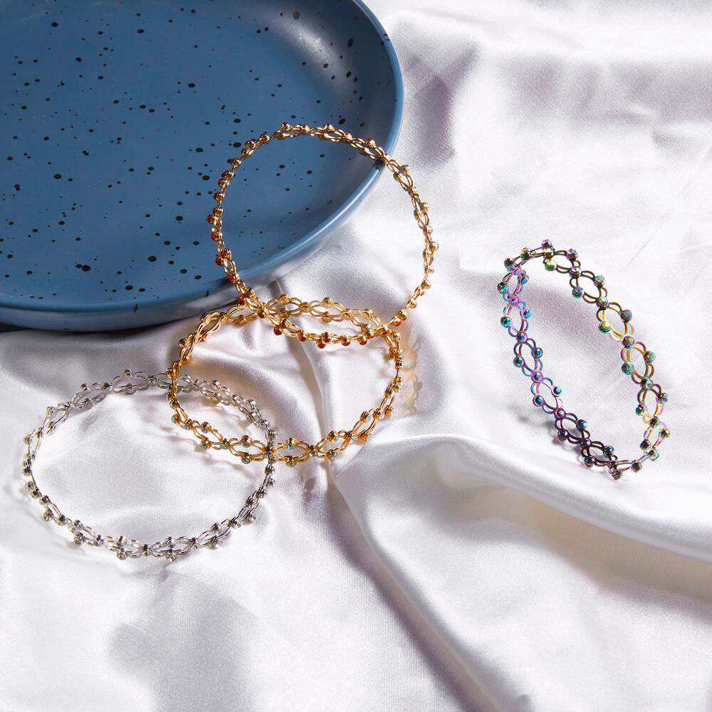 New Design Magic 2in1Folding Retractable Ring Zircon