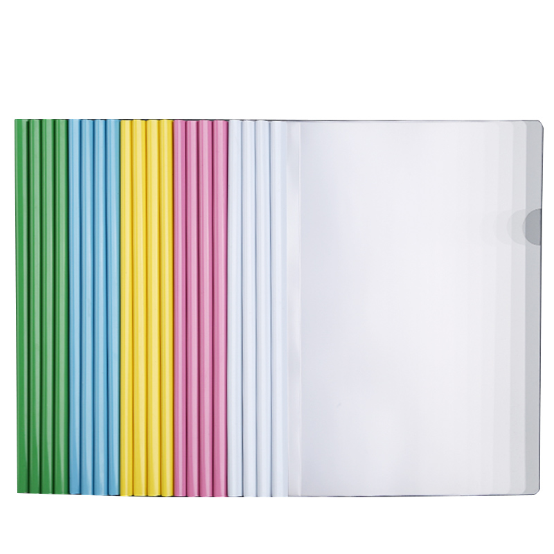 A4书皮抽杆夹拉杆夹试卷文件夹学生用收纳夹包书皮书套纸卷子书本