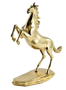 现代轻奢马到成功电视柜酒柜马摆件领导老板办公室桌面装饰品摆设