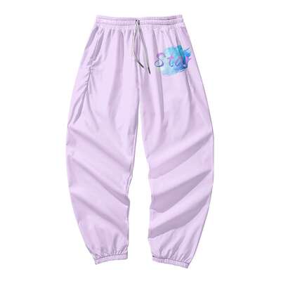 New fashion mens starry sky graffiti ins stitching casual o