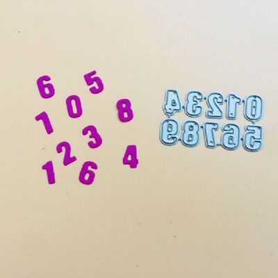 极速Numbers Cutting Dies  M	s Day Valentine	s Day