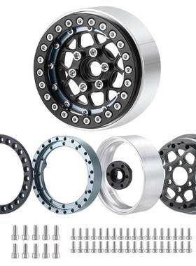 YEAHRUN 1.9 inch Metal Beadlock Wheel Hub 25mm Wheel Rim For