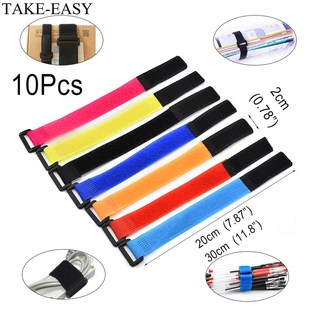 Adhesive Loop Rod EASY Tie Fishing 10Pcs Reusable TAKE Hook