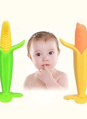 Baby Teethers Banana Corn Penguin Shape Baby Teething Pacifi