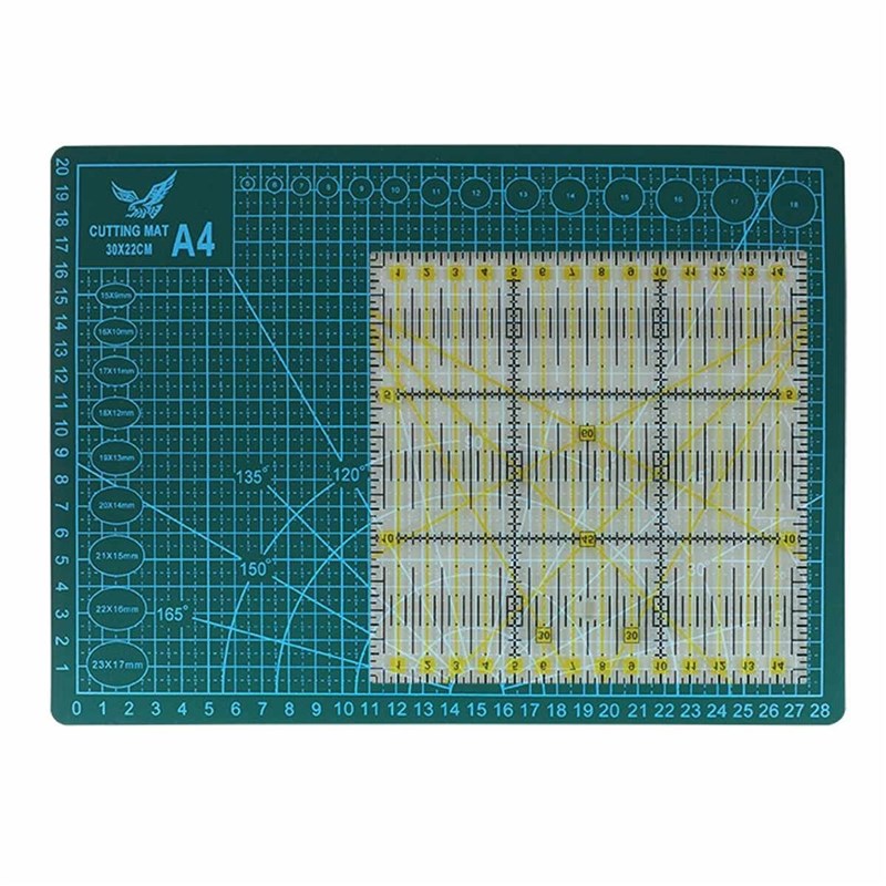 45mm Professional Round Rotary Cutter Kit Cutting Mat & Patc