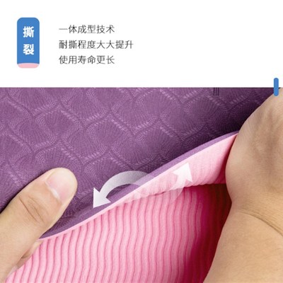 61x 183cm Yoga Mat 8mm Thick Gym Exercise Fitness Pilate pad