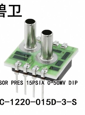 NPC-1220-015D-3-S SENSOR PRES 15PSIA 0-50MV DIP