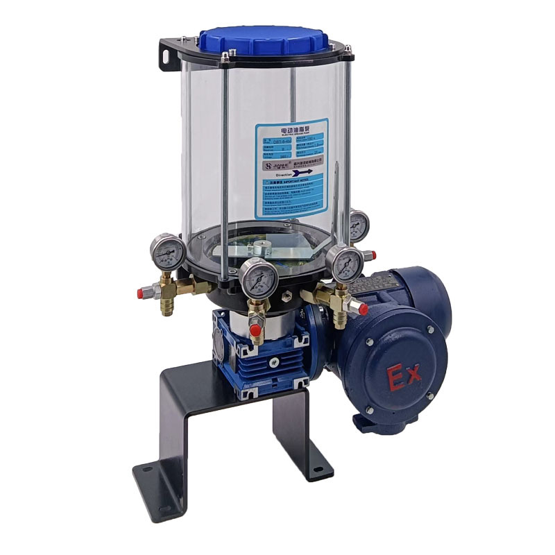 建河多点润滑泵380v润滑脂泵防爆电机油脂润滑泵2升电动润滑油泵