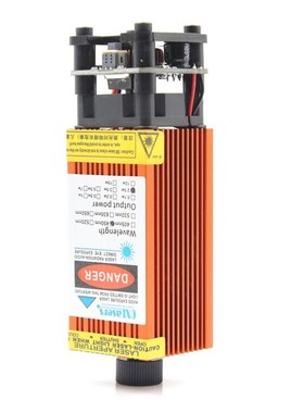 极速12V 5.5W 10W Blue Laser Modules for Engraving Focusable