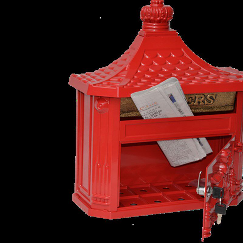 极速复古 欧式 铸铝信箱 邮箱 信报箱 邮筒 壁饰 壁挂 庭院装