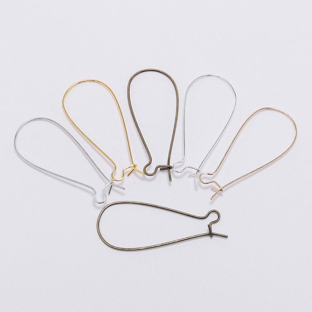 50pcs/lot French Earring Loop Hoops Ear Wire Hook For Jewelr