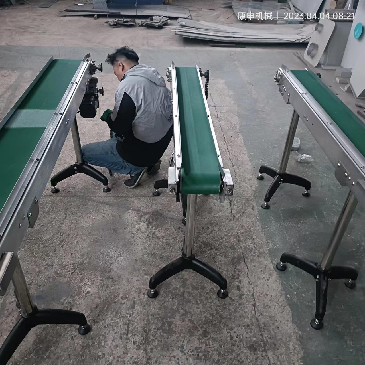 传送带小型输送带食品厂输送线不锈钢提升机可配套移动输送机