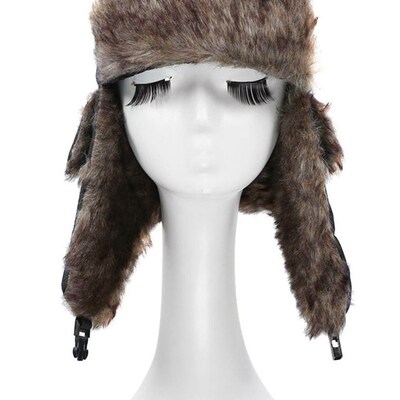 Winter Hats For Men Women Russian Hat Trapper Bomber Warm Ea