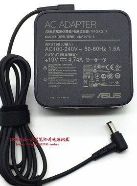 华硕ADP-90SB BB电源配接器X450J X43S A43S A53S笔记本充电线90W