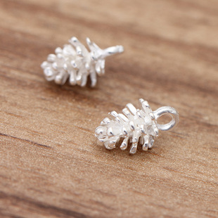 Alloy Charms 新品 7mm Earr Pendants lot 20pcs Pinecone DIY