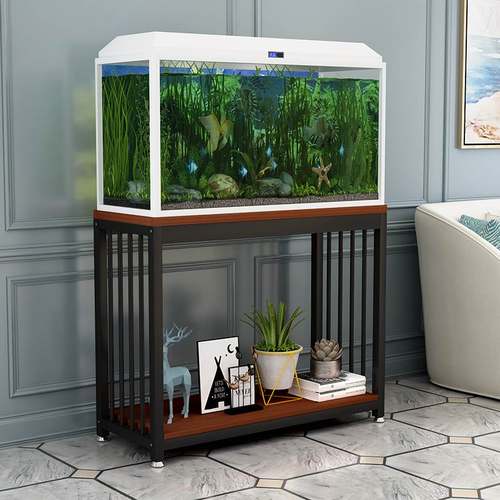 新疆包邮鱼缸柜底柜客厅家用小型水族箱底座欧式鱼缸架子地柜特价