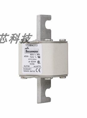 170M4313巴斯曼熔断器熔断体直流低压陶瓷熔断体保险丝底座熔断丝