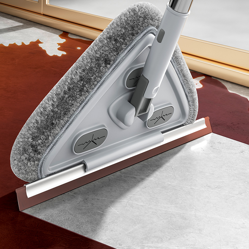 三角拖把家用天花板清洁神器擦墙壁面瓷砖玻璃可伸缩一拖免手洗净