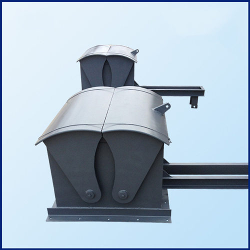 新品电液动扇形闸门冶金矿山电动推杆放料阀工业弧形卸灰鄂式闸门