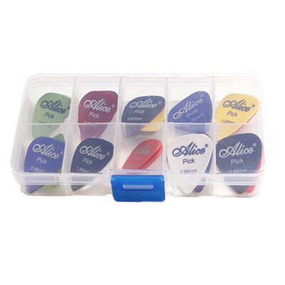 24/30/40/50pcs Guitar Picks 1 Box Case Alice Acoustic Electr