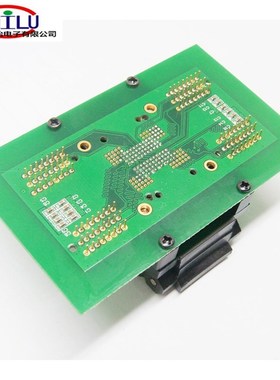 测试8CE BGA152/132/88翻盖转96PIN测试座 flash开卡测试量产治具