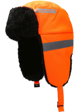 Reflective Warm Working Hat Winter Men High Visibility Safet