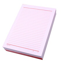 新品16k开红单线25行 文稿信笺本 办公 报告 草稿纸信纸 swsh1040