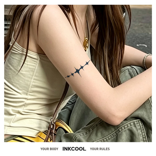 INKCOOL 声痕草本纹身贴女潮玩演唱会音乐节防水半持久高级IK154