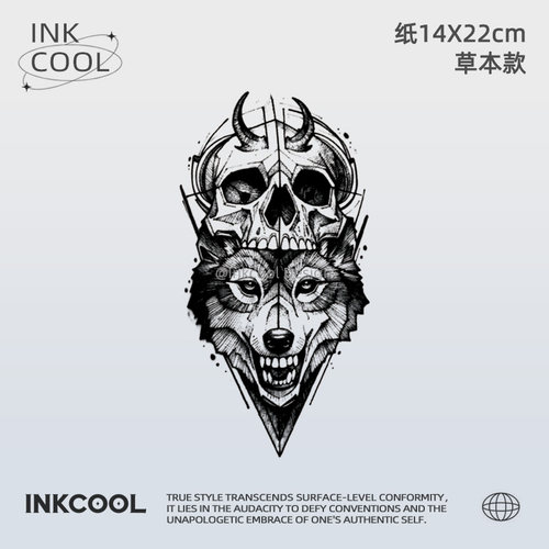 INKCOOL防水防汗草本纹身贴