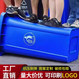 加厚塑40L挂车垃圾桶 带轮料垃圾桶户VHA外分类绿色2环卫垃大圾桶