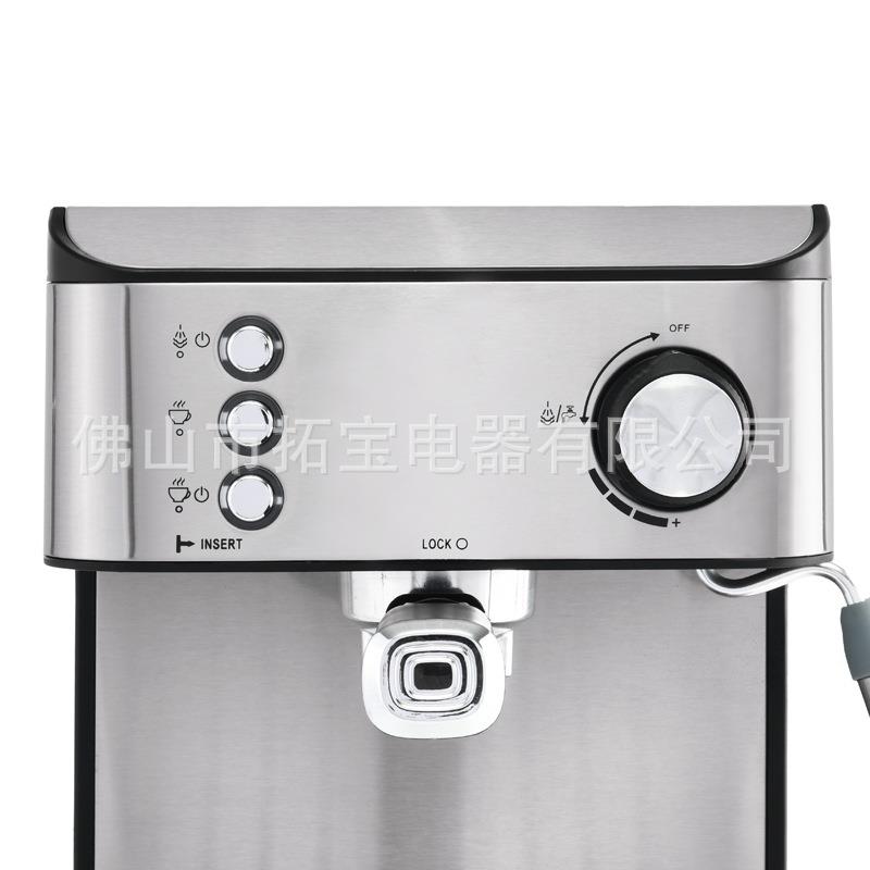 Caoffeldy15ba啡r萃取意式浓缩咖啡机家71407用咖啡 机蒸汽半自动