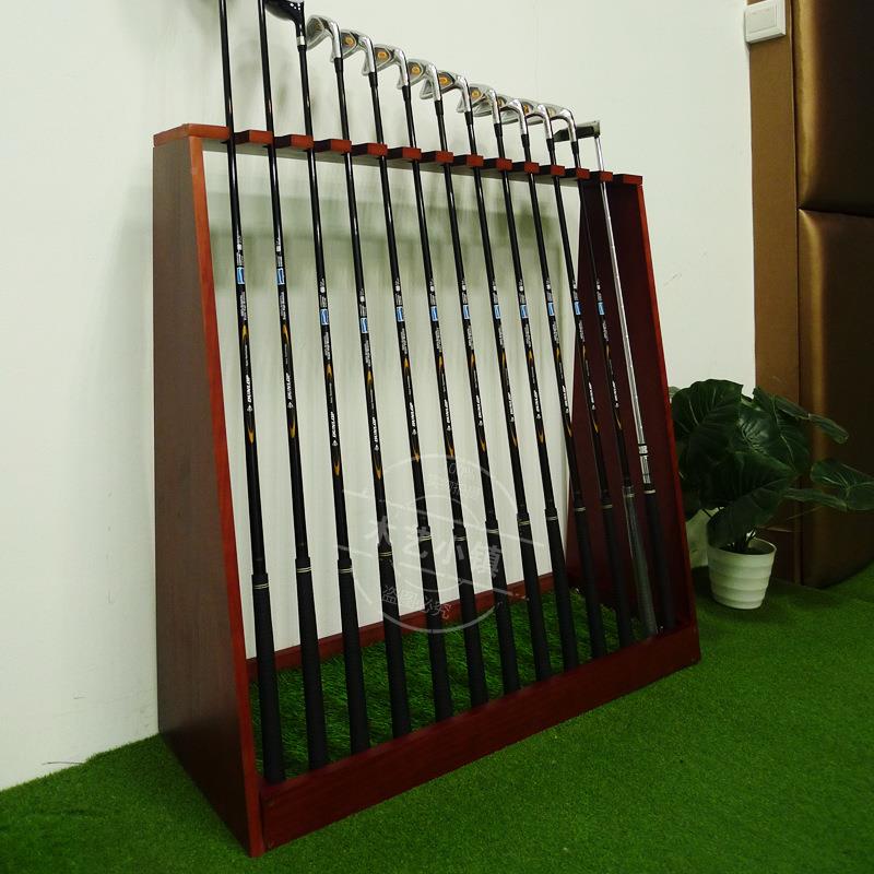 夫室内TW-16072高尔球杆收纳架质拐架杖台球杆实木球木杆架货