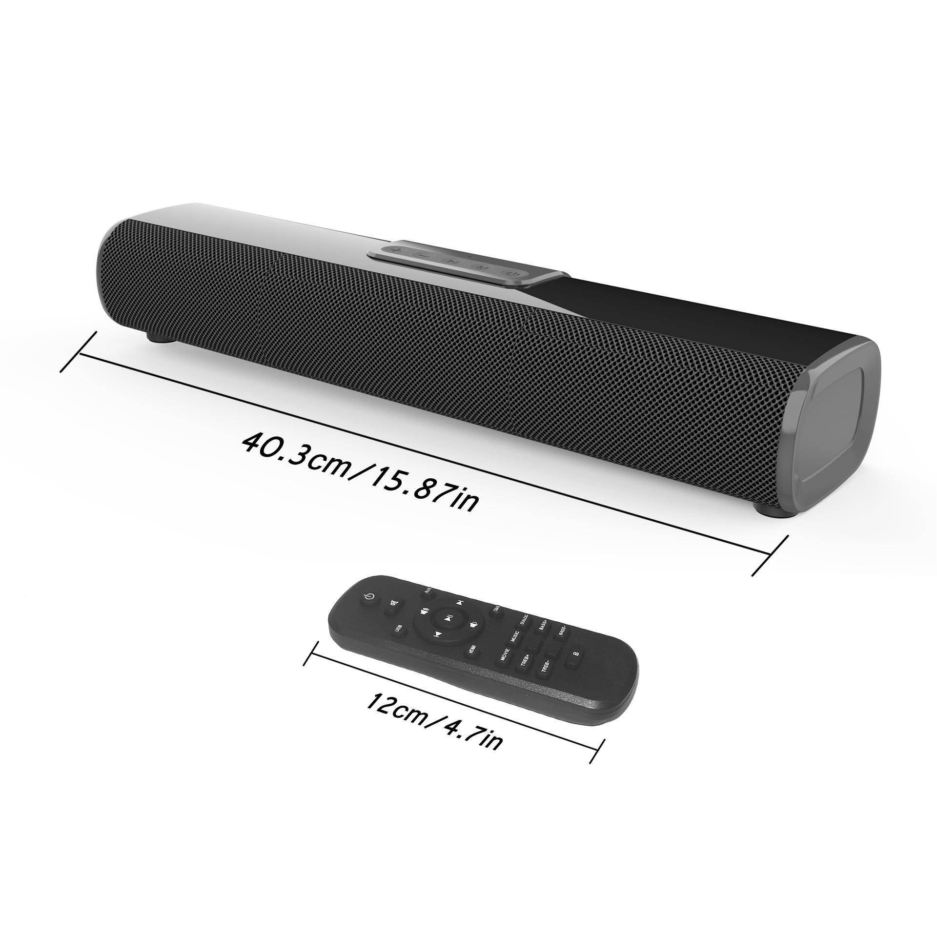 5W线大功蓝牙音箱soundbar f率o0r tv壁挂式无音响声霸蓝牙726音